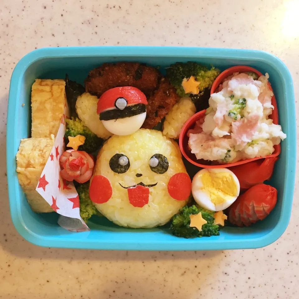 ピカチュウ弁当|あおあおさん