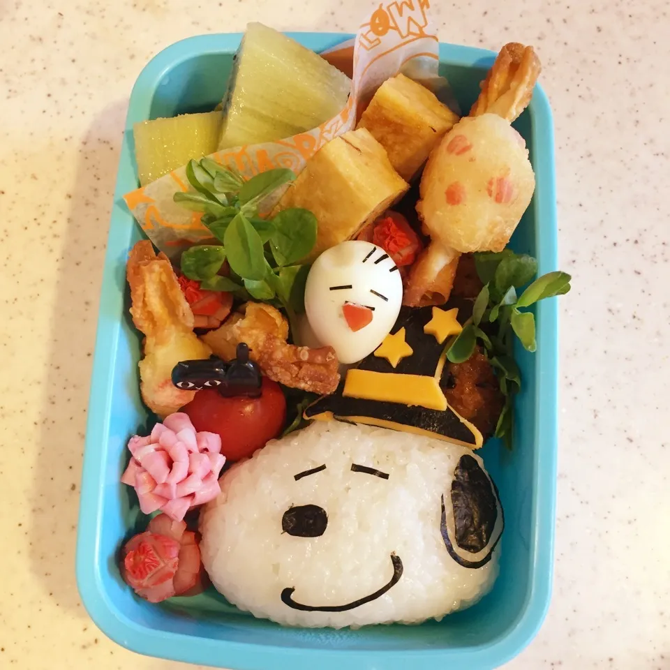 ハロウィンスヌーピー弁当|あおあおさん