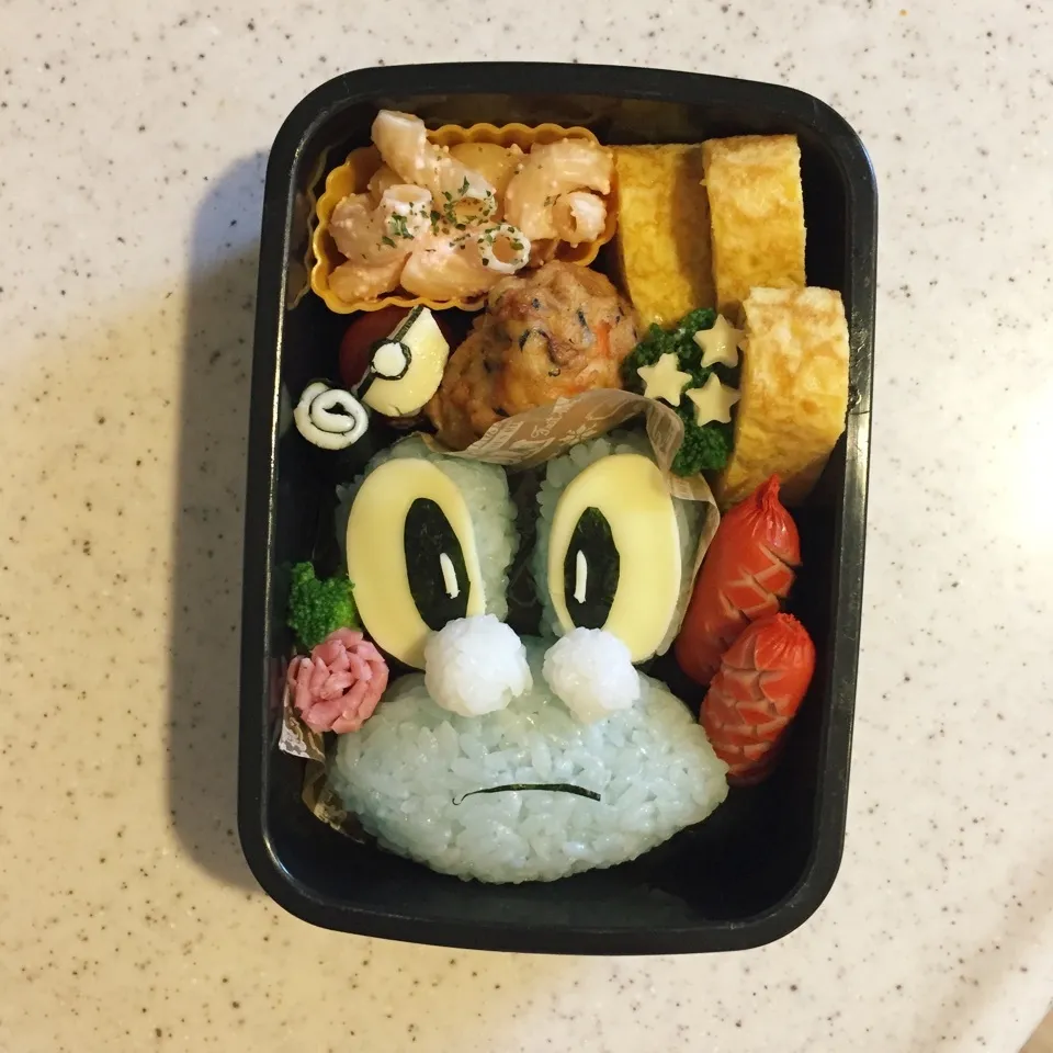 梅雨入りしたからカエル。ケロマツ弁当|あおあおさん