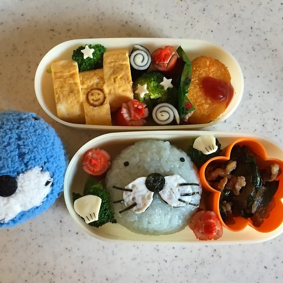 Snapdishの料理写真:ぼのぼの弁当|あおあおさん