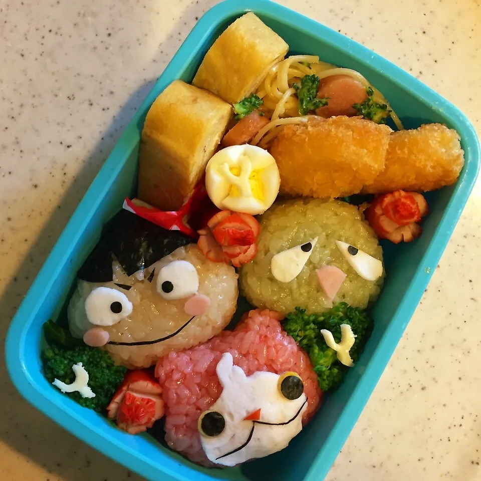 Snapdishの料理写真:妖怪ウォッチぷにぷに弁当|あおあおさん