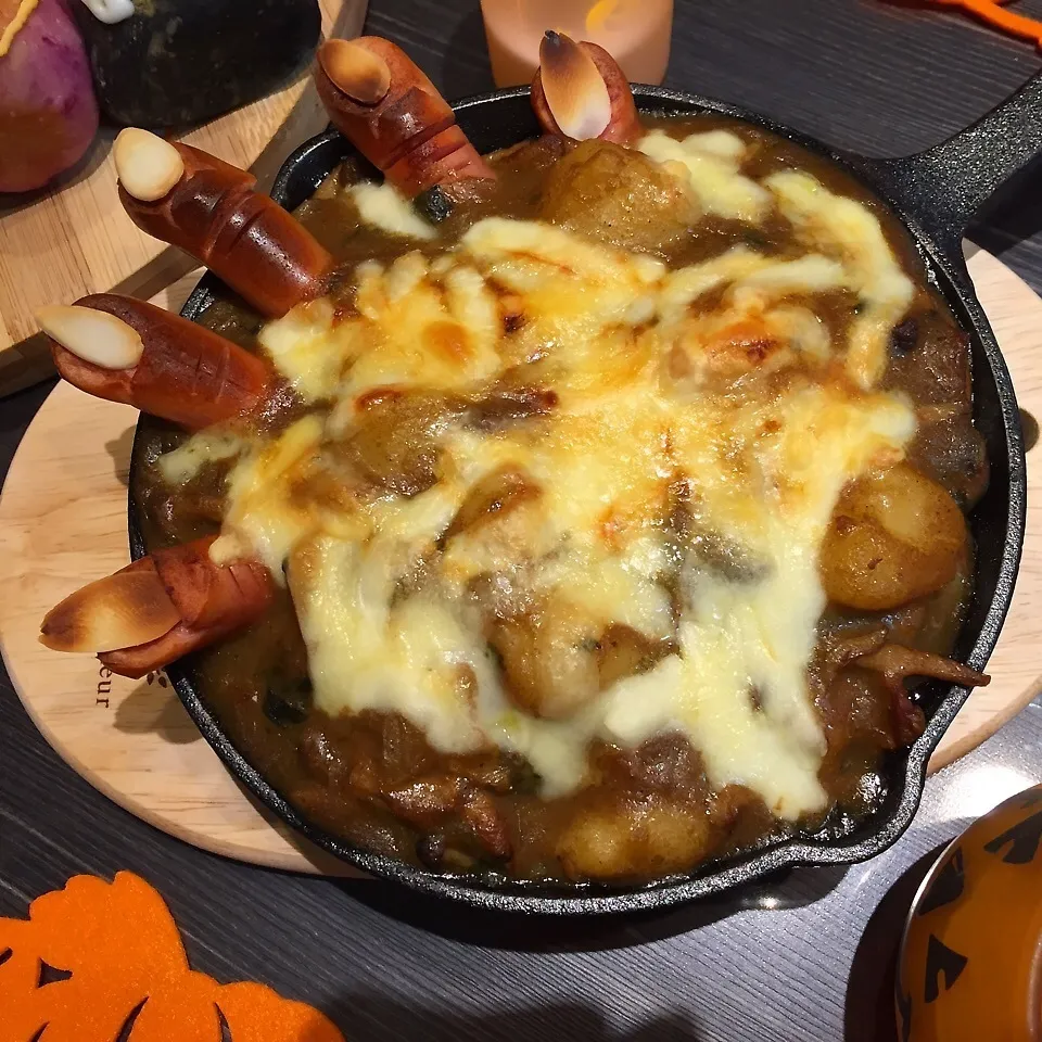 ハロウィン焼きカレー|あおあおさん