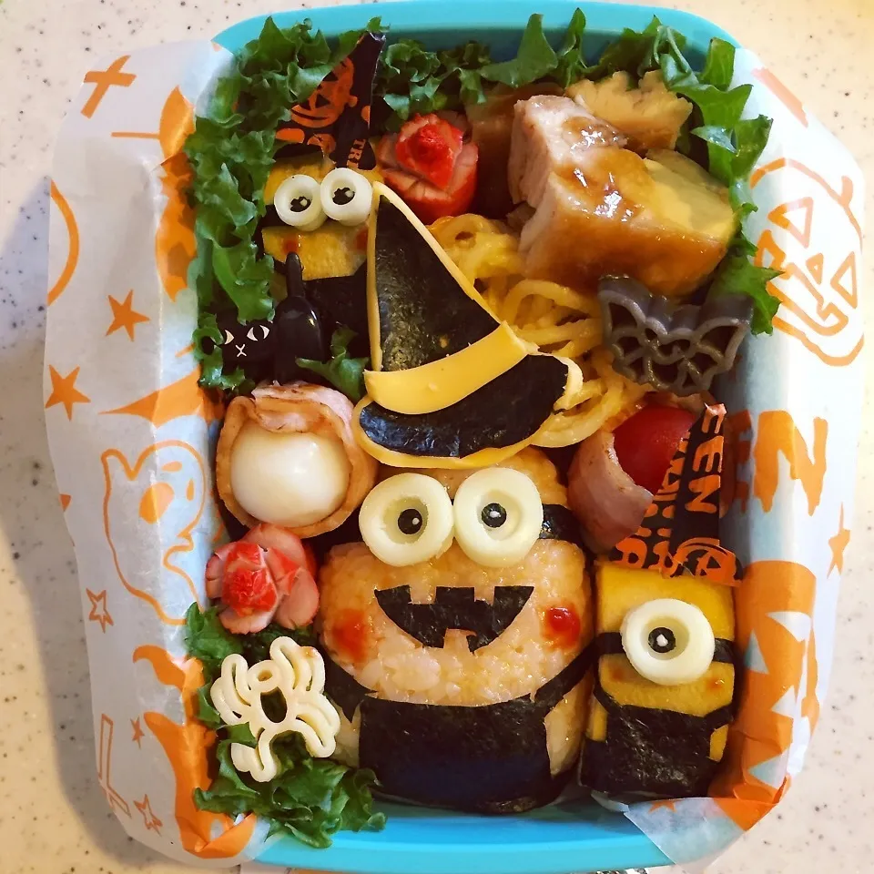 ハロウィンミニオンズ弁当|あおあおさん