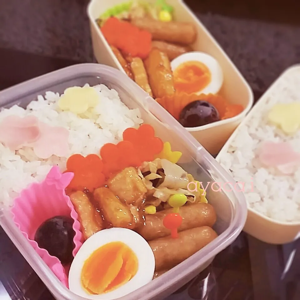 Snapdishの料理写真:☆おべんと朝御飯☆|himamamaさん