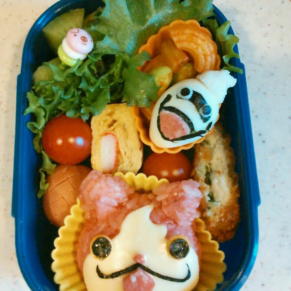 失敗。ジバニャン弁当|あおあおさん