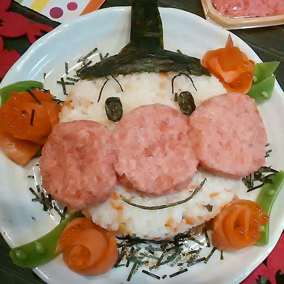 Snapdishの料理写真:アンパンマンお内裏様|あおあおさん