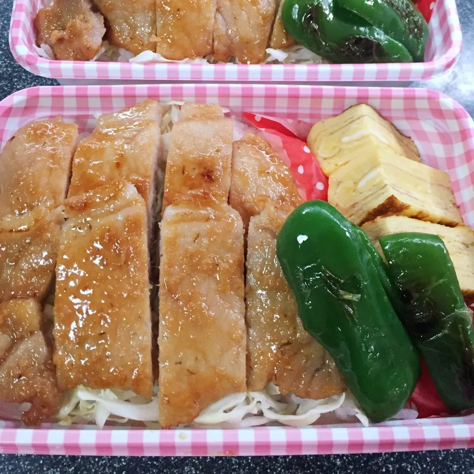 豚丼弁当〜♪|あゆさん