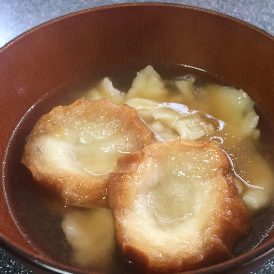 郷土料理はっと♪素朴に油麩のみで♪|あゆさん