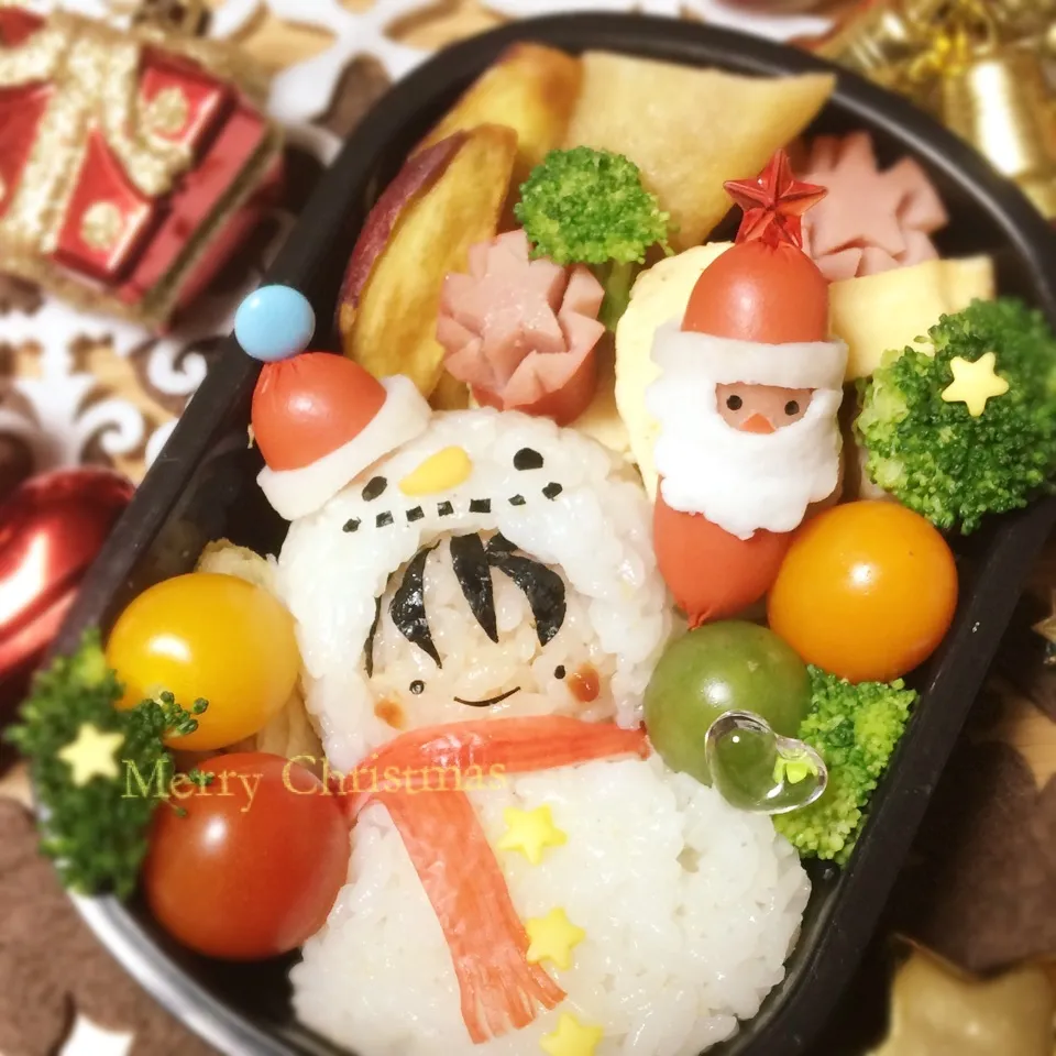 クリスマス🎄スノーマン❓☆お弁当|conanaさん