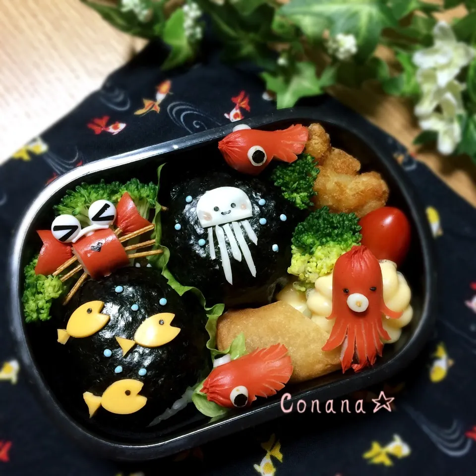 水族館❓おさかなサン🐠☆お弁当|conanaさん