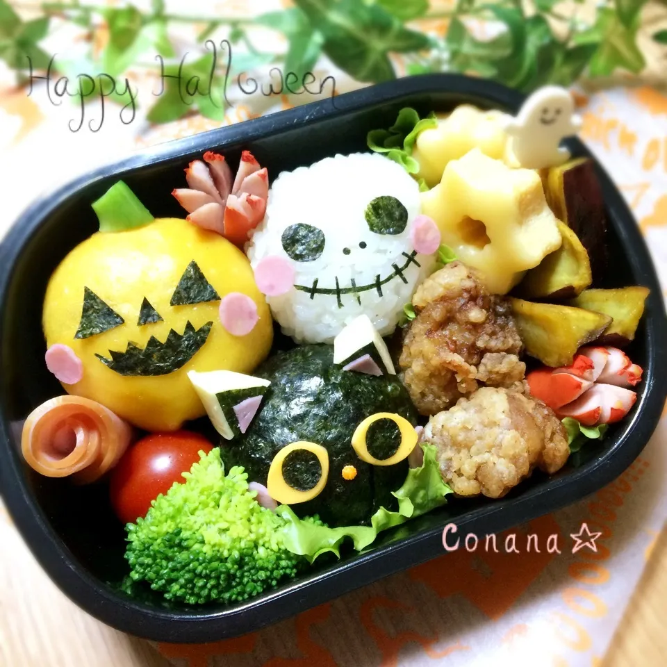 Snapdishの料理写真:ハロウィン☆お弁当🎃|conanaさん