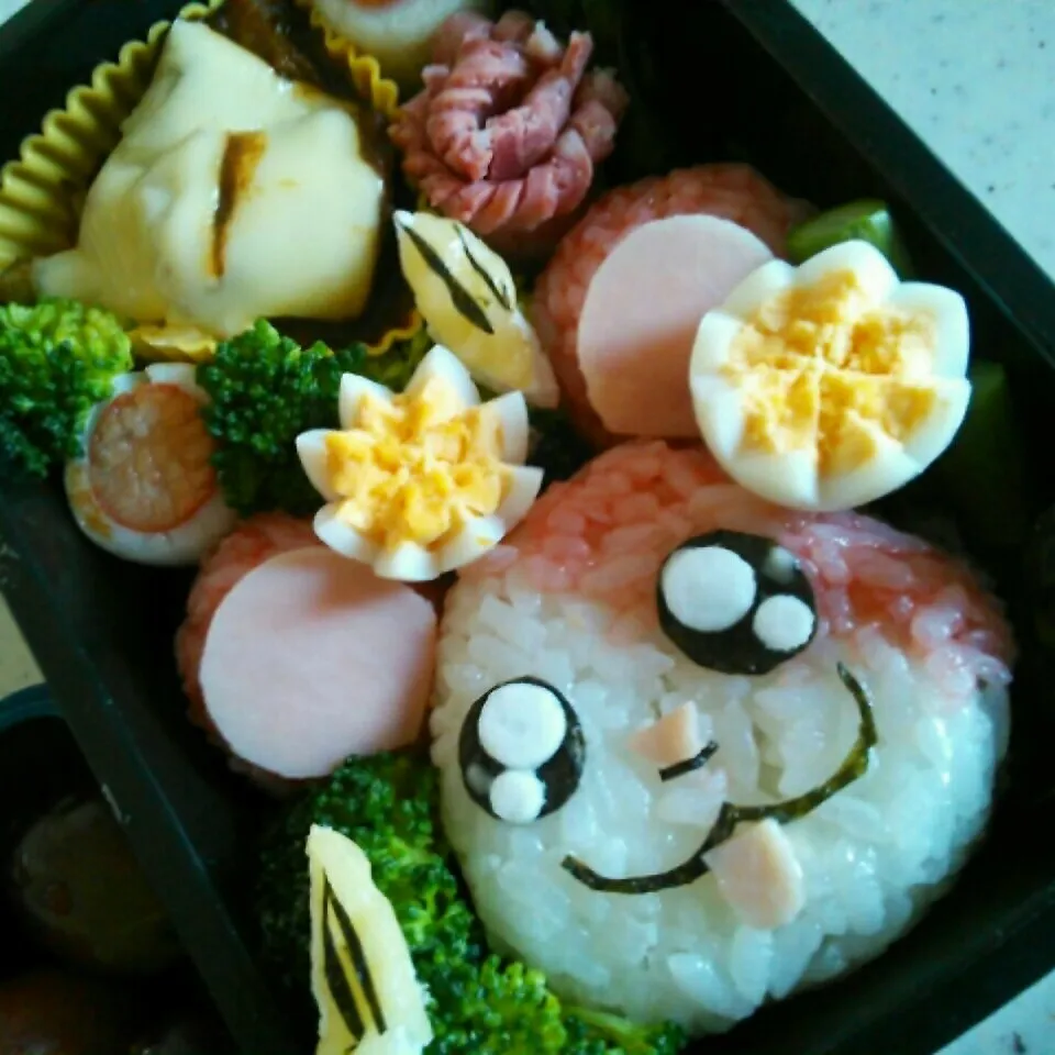 Snapdishの料理写真:ハム太郎弁当|あおあおさん