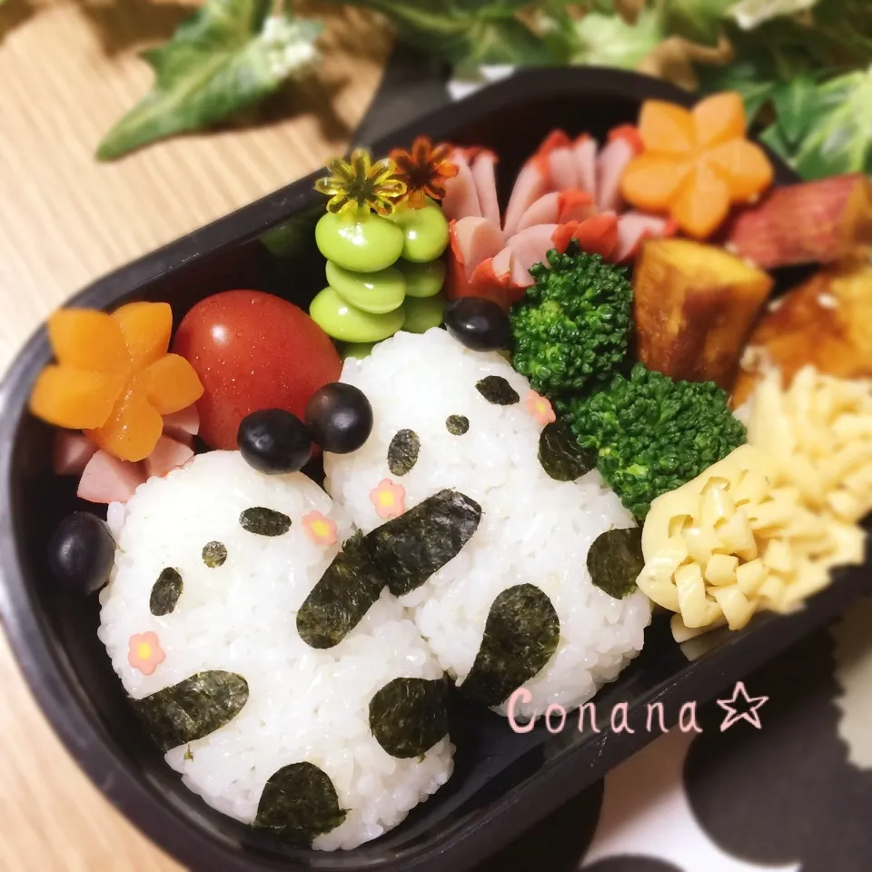 ぱんだ🍙おにぎり☆お弁当|conanaさん