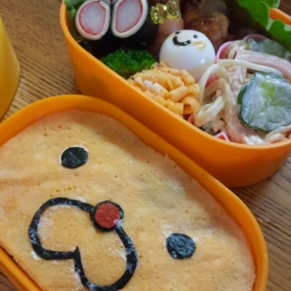 蓋を開けてもポンデライオン弁当|あおあおさん