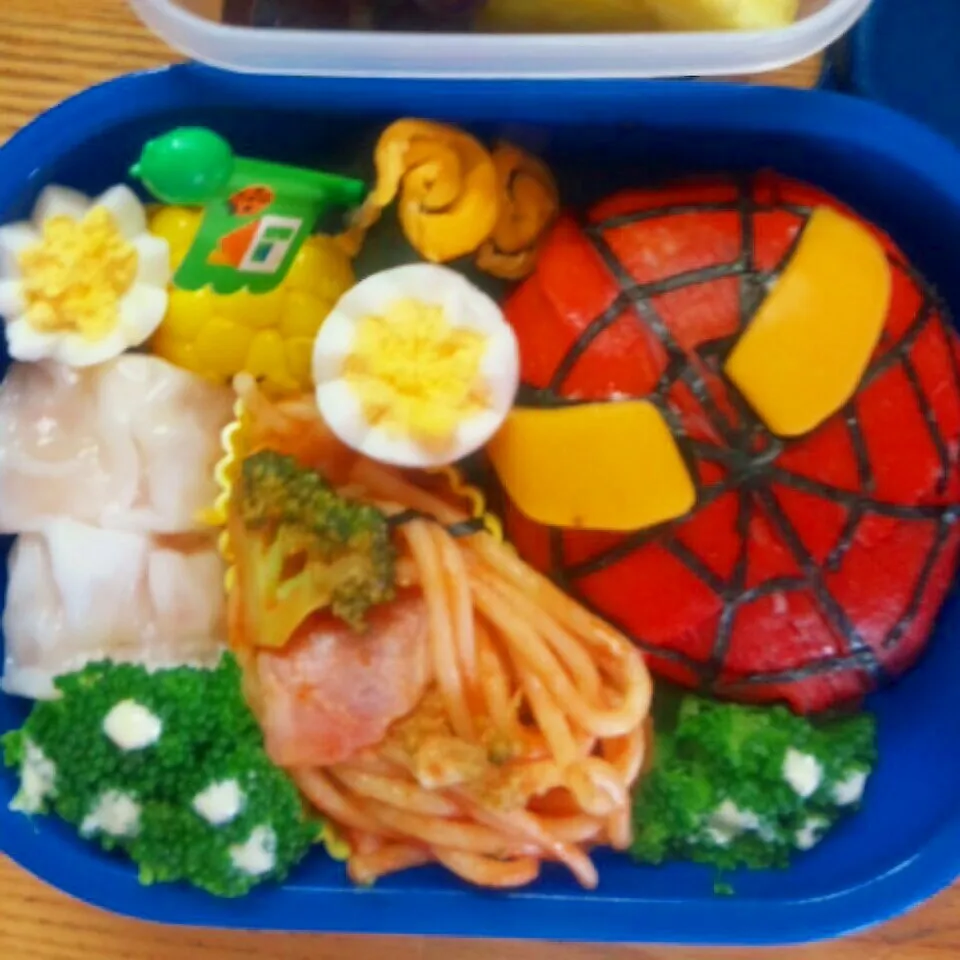 スパイダーマン弁当|あおあおさん