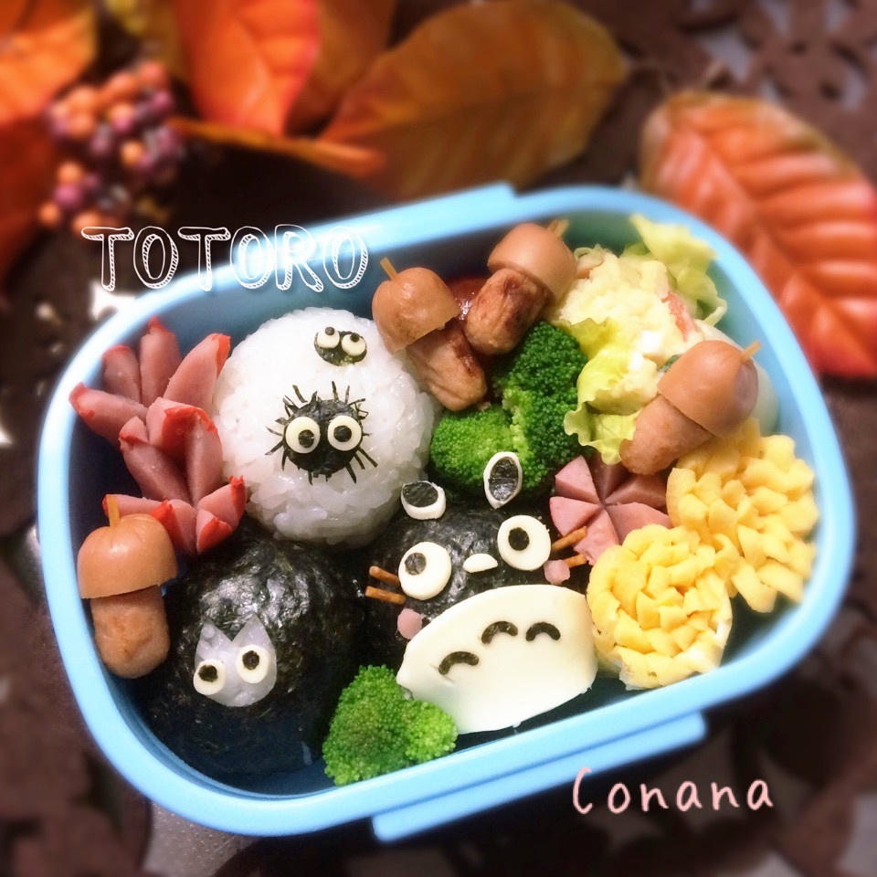 秋はジブリ トトロ キャラ弁 Conana Snapdish スナップディッシュ Id R4054a