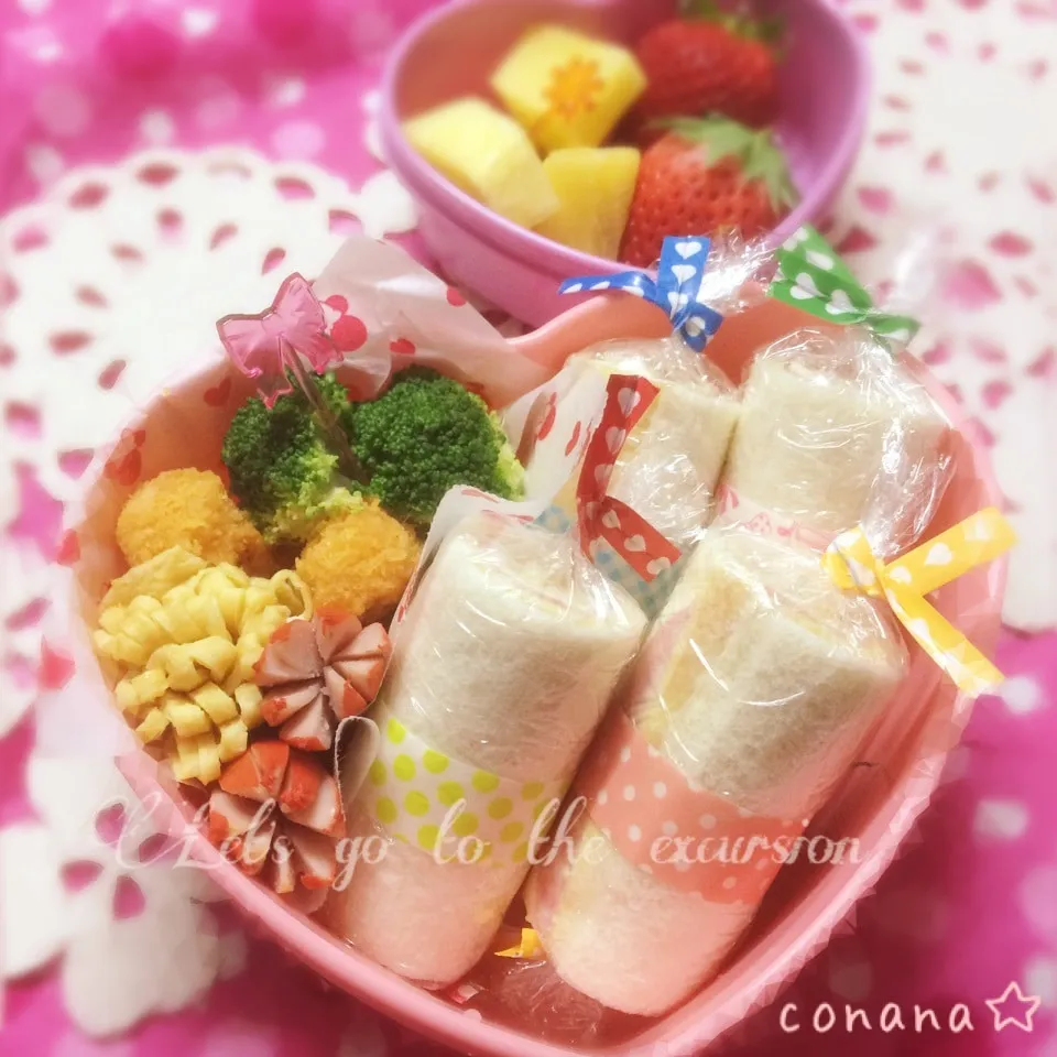 ロールサンドイッチ☆遠足お弁当|conanaさん