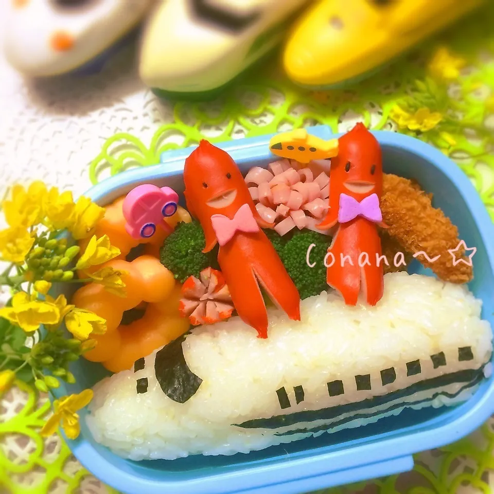 Snapdishの料理写真:新幹線☆お弁当|conanaさん