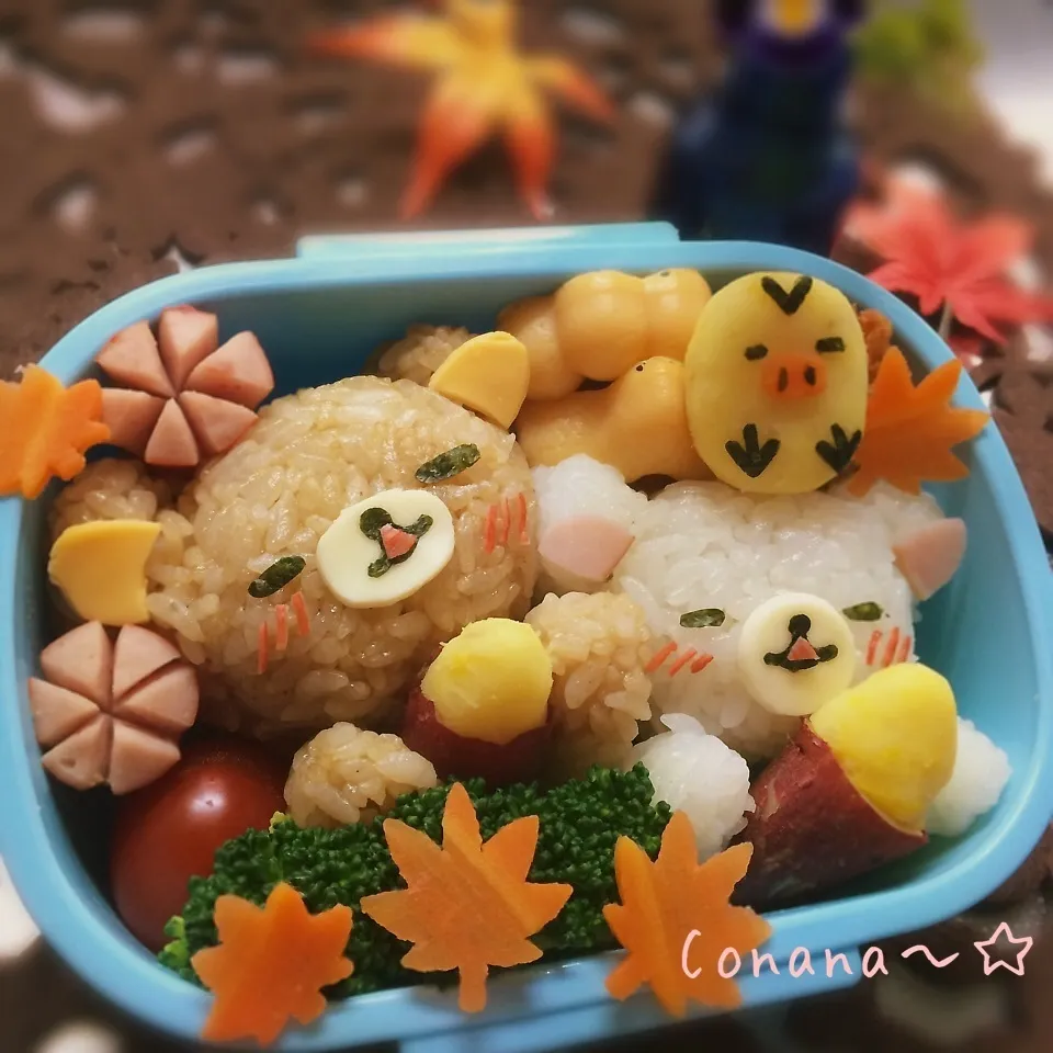 リラックマ秋☆お芋のお弁当|conanaさん