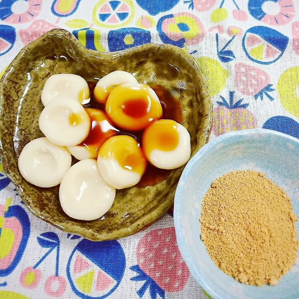 今日はお月見🐰🎑🍶豆腐の白玉団子♪|ようさん