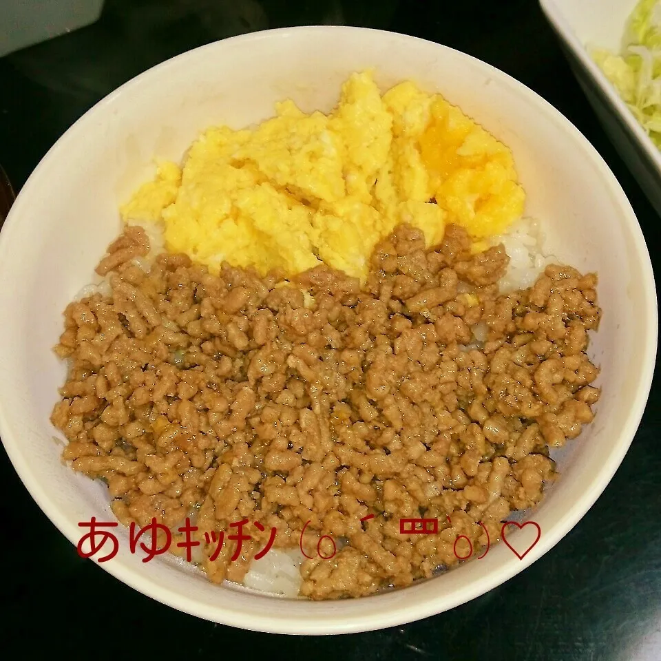 Snapdishの料理写真:そぼろ丼|あゆさん