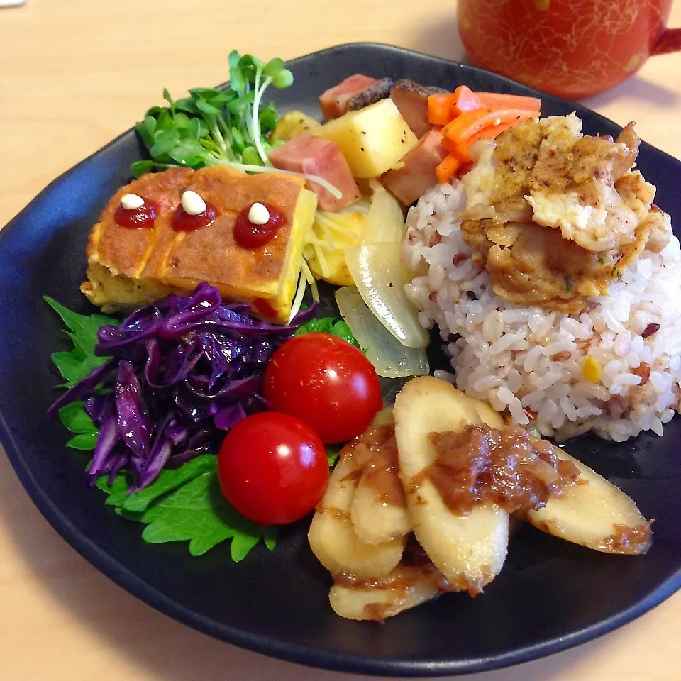 残り物昼ごはん。|@chieko_tanabe_さん