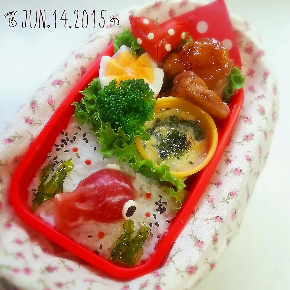 Snapdishの料理写真:金魚弁当。|ちーぼー。さん