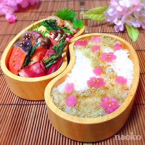 Snapdishの料理写真:JK❀桜吹雪弁当❀|n＊さん