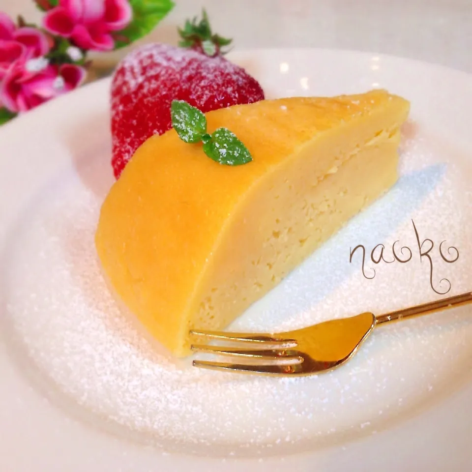 炊飯器で♡﻿ヨーグルトケーキ♡﻿|n＊さん