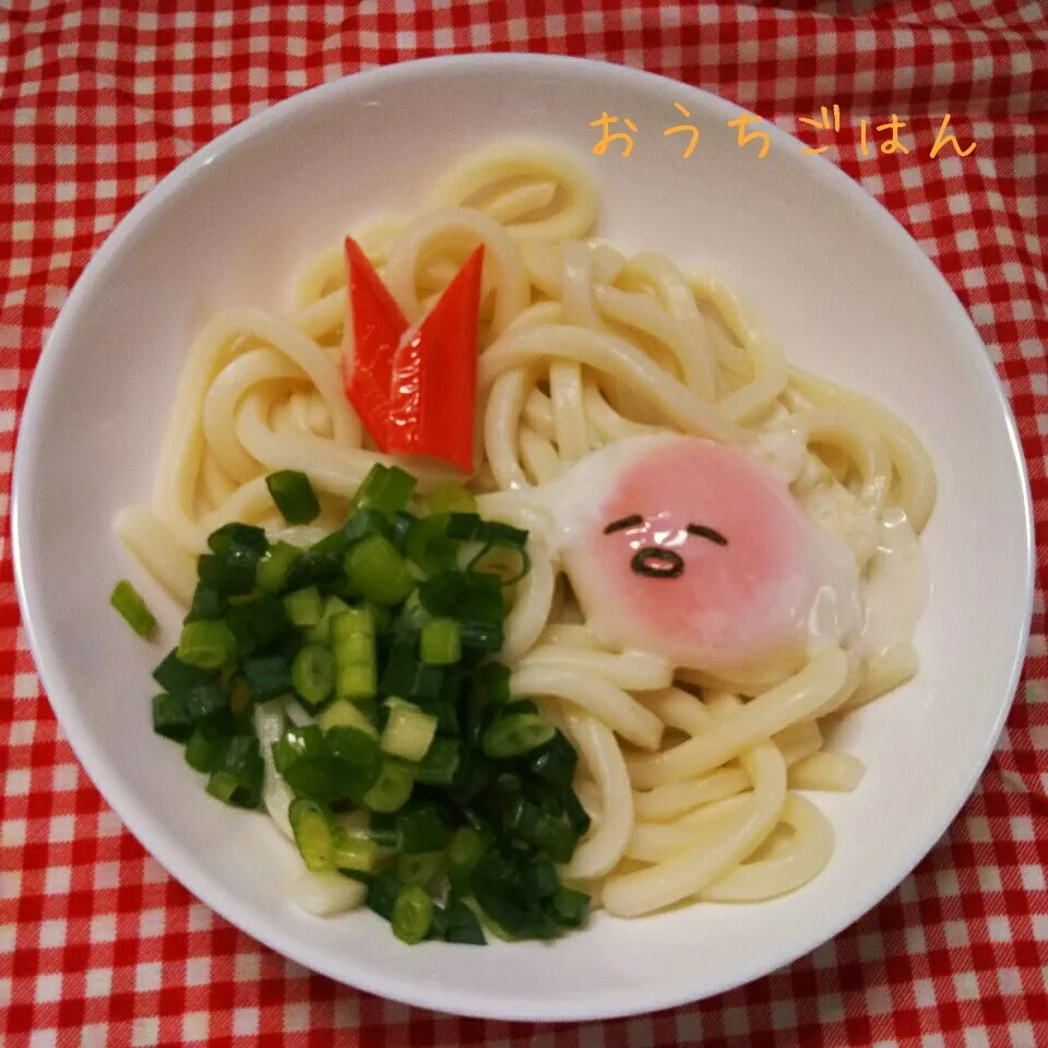 Snapdishの料理写真:ぐでたまうどん|バンビさん