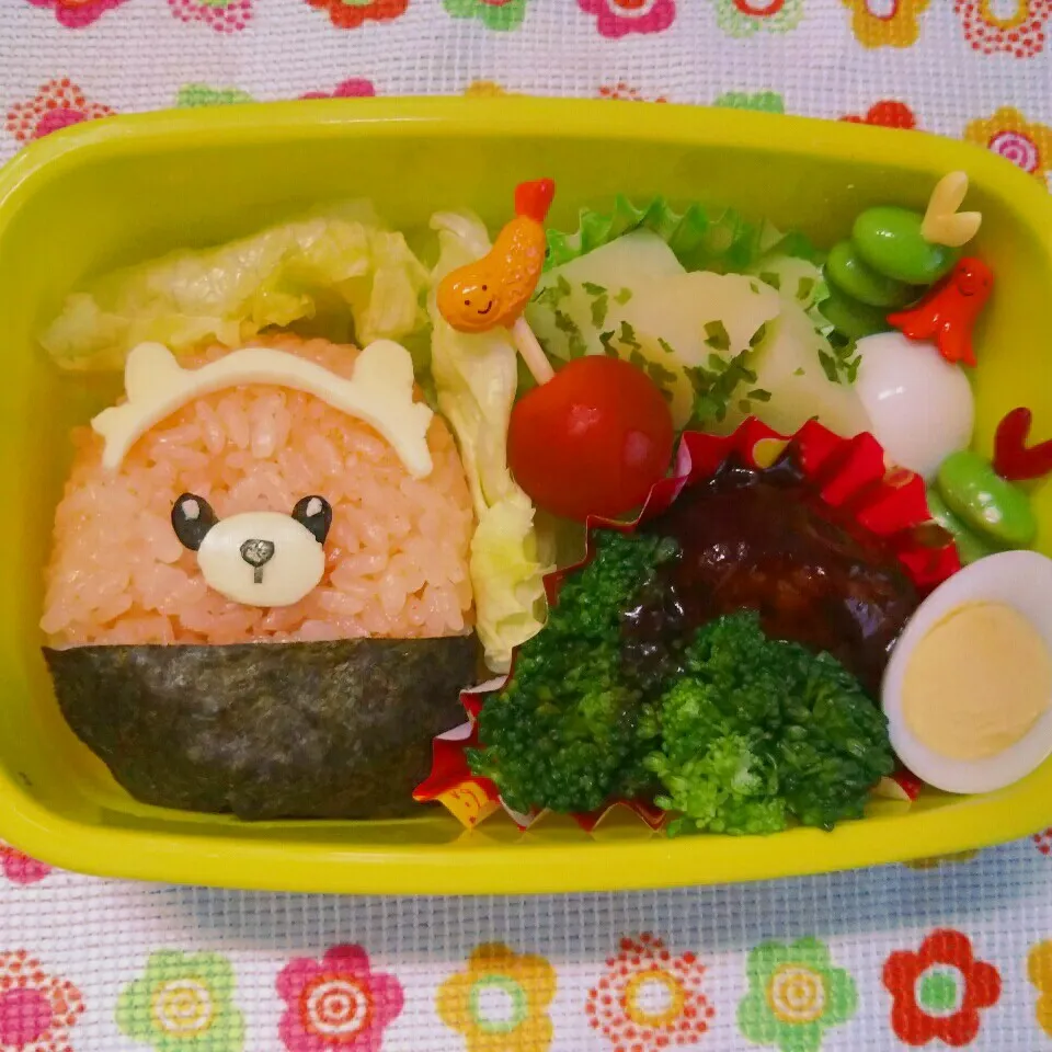 留守番弁当～色ちがいポケモン キテルグマ～|バンビさん