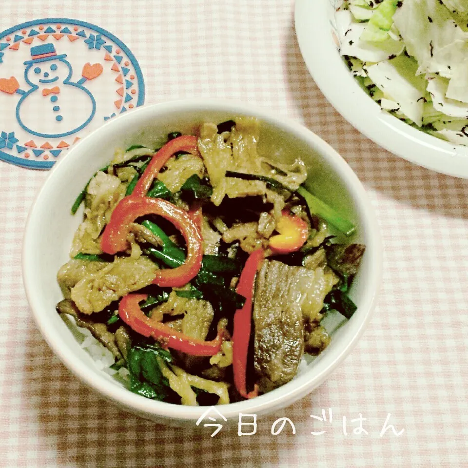 Snapdishの料理写真:焼き肉丼|バンビさん