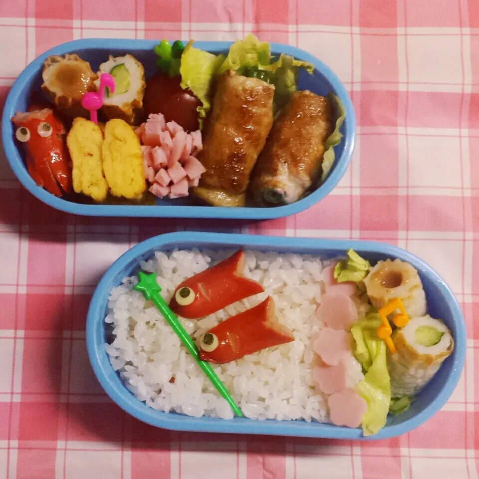 遠足弁当～こいのぼりバージョン～|バンビさん