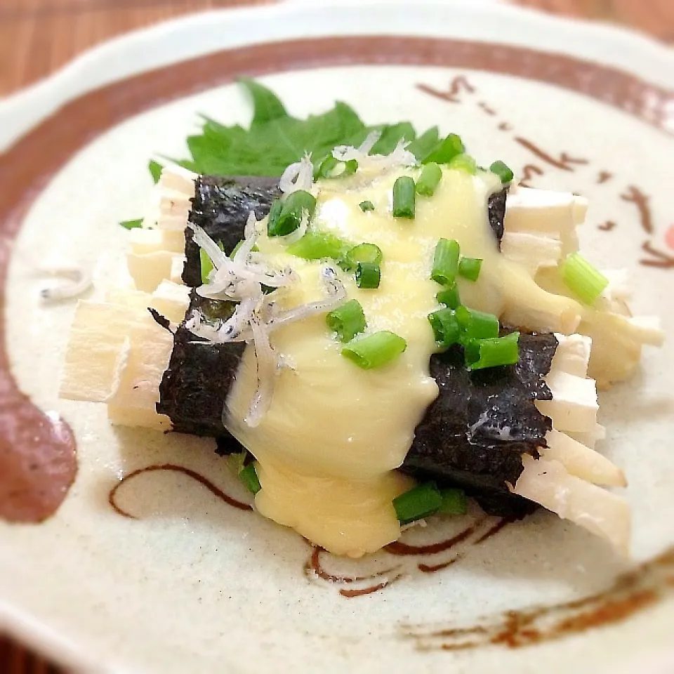 塩で食べて！✿﻿長芋の磯辺チーズ焼き✿﻿|n＊さん