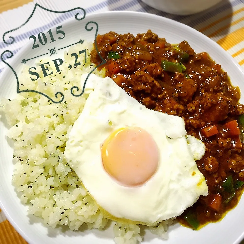 ひき肉カレー♡|naokkumabonyariさん