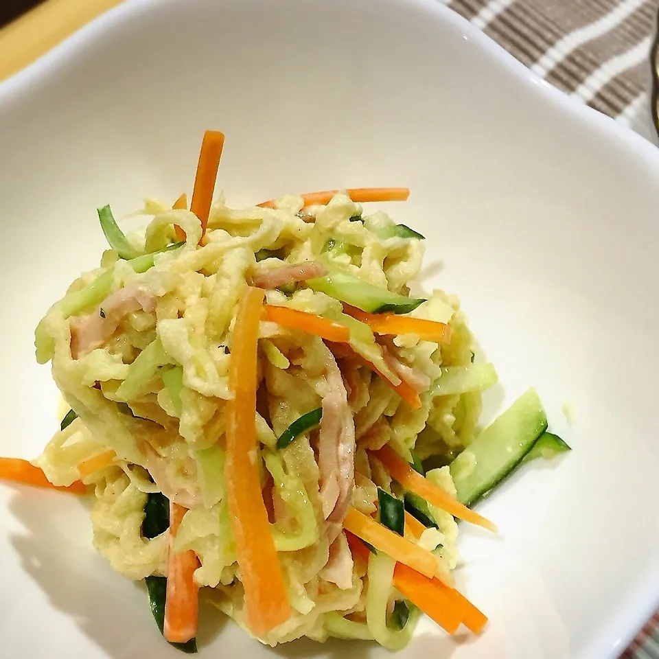 切り干し大根サラダ♡|naokkumabonyariさん