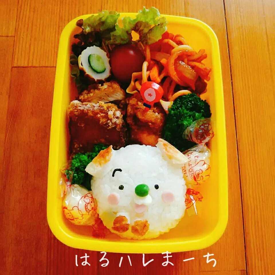 年中さんお弁当☆27日目☆5月29日分ワンちゃんおにぎり🐶|桂華-kei-さん