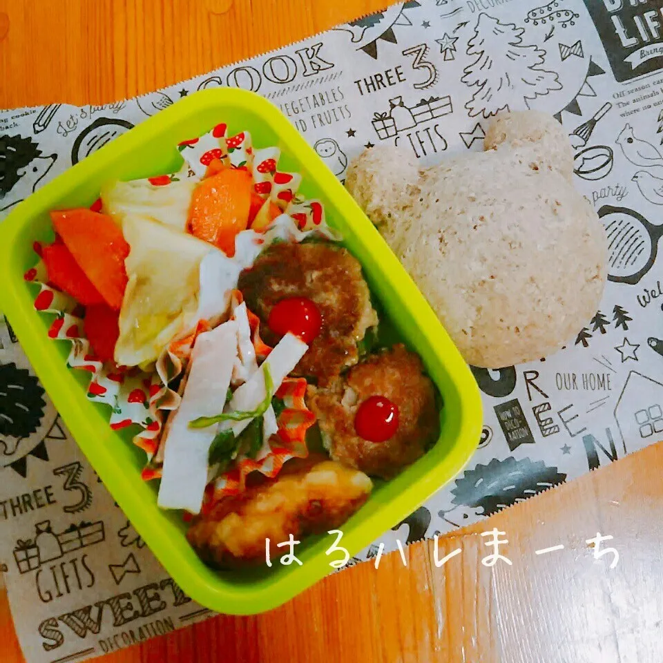 年少さんお弁当☆124日目☆くまさんパンのお弁当|桂華-kei-さん