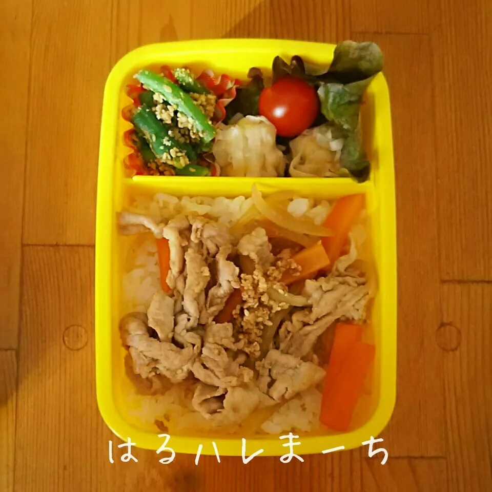 年少さんお弁当☆105日目☆焼き肉弁当✨デザート付き😃|桂華-kei-さん