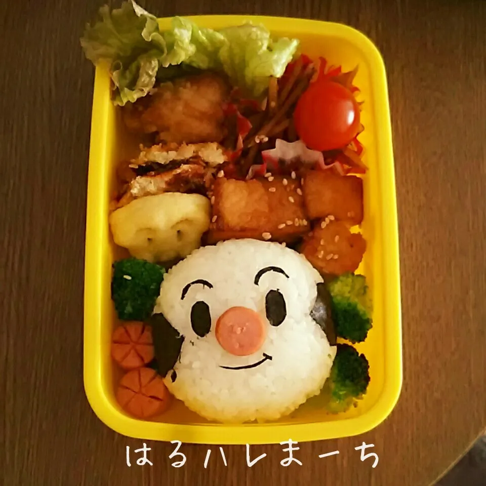 年少さんお弁当☆103日目☆こむすびまんおにぎりでしゅ🍙|桂華-kei-さん