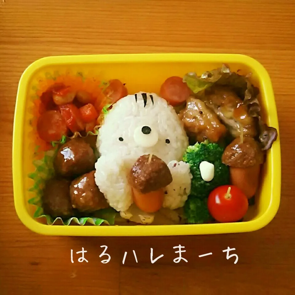 年少さんお弁当☆101日目☆リスさんおにぎり|桂華-kei-さん