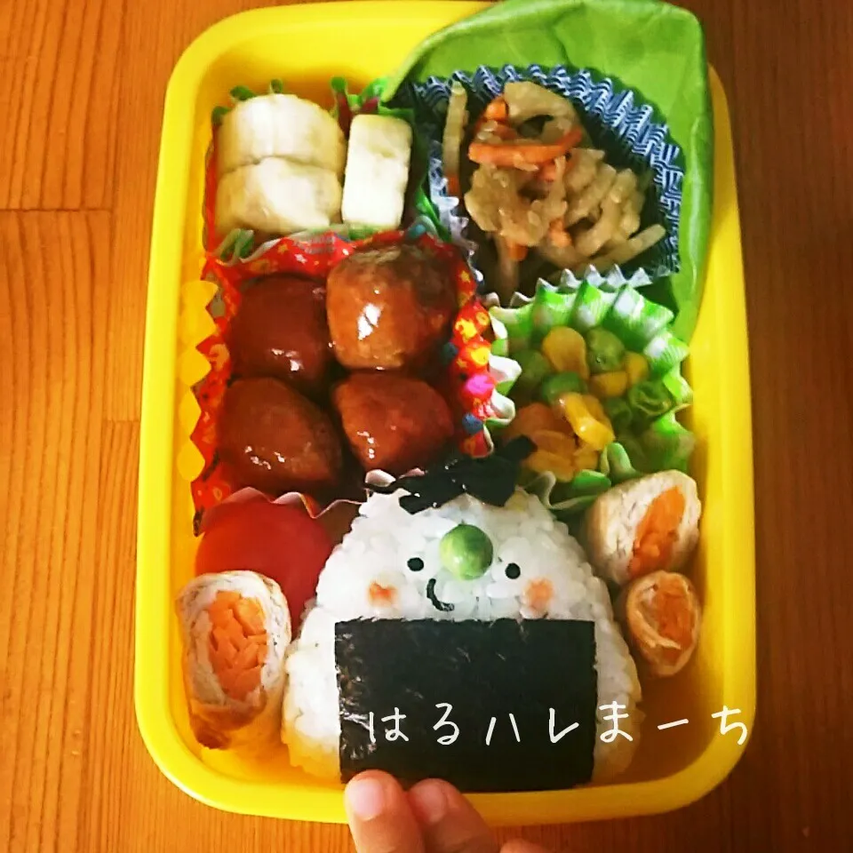 年少さんお弁当☆91日目☆おにぎりっこお弁当|桂華-kei-さん