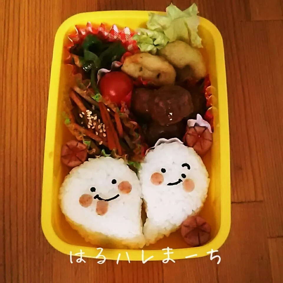 年少さんお弁当☆85日目☆ふたごおばけちゃん|桂華-kei-さん