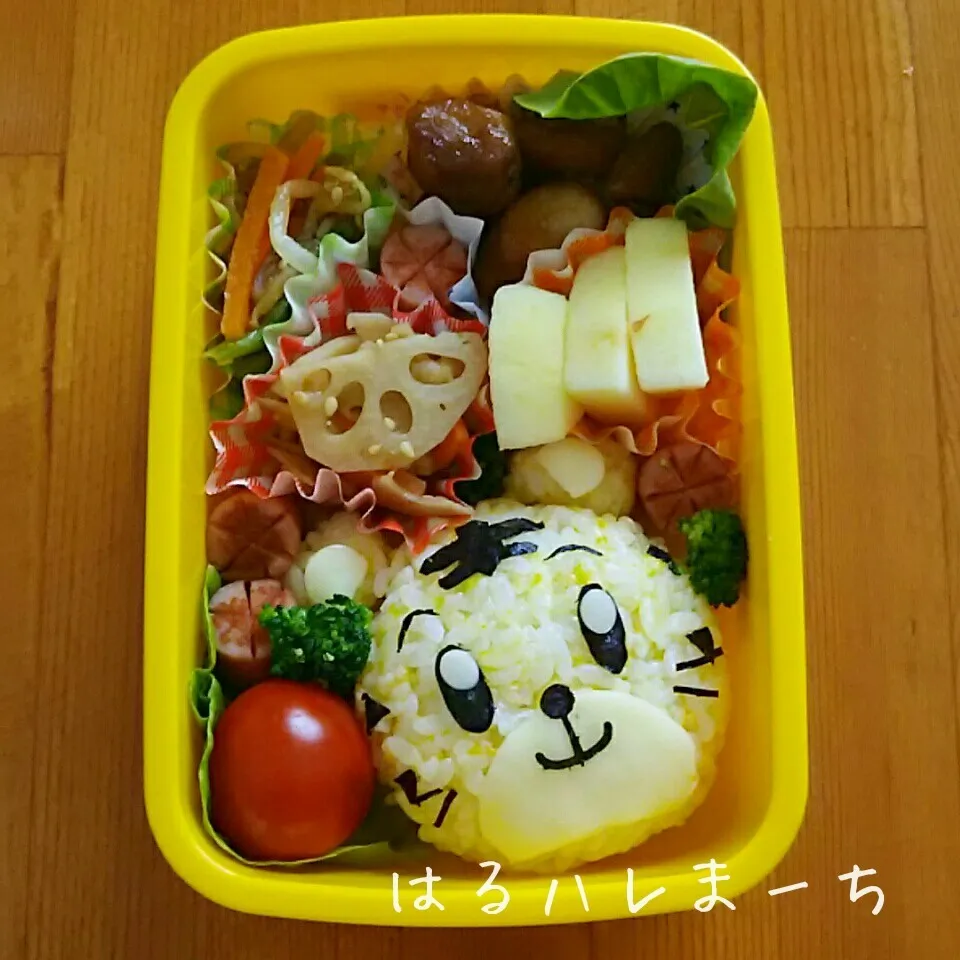 年少さんお弁当☆62日目☆何でもチャレンジ！しまじろう弁当|桂華-kei-さん