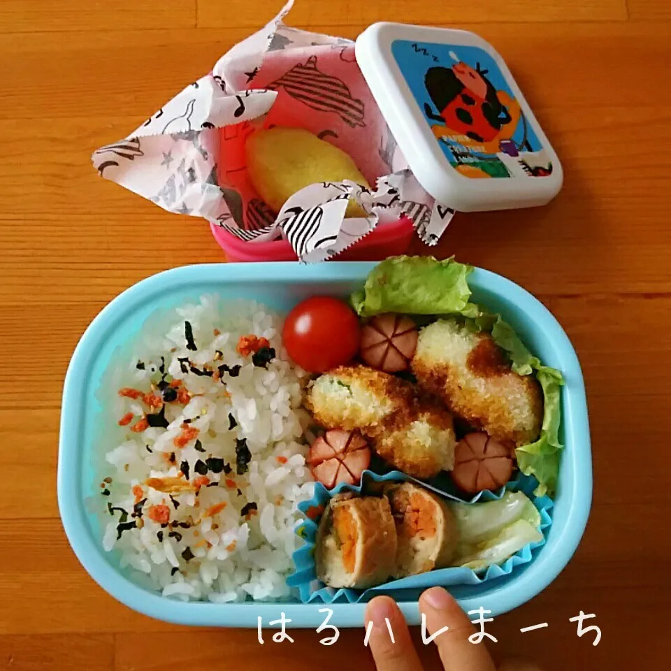 Snapdishの料理写真:年少さんお弁当☆51日目☆1学期ラストお弁当|桂華-kei-さん