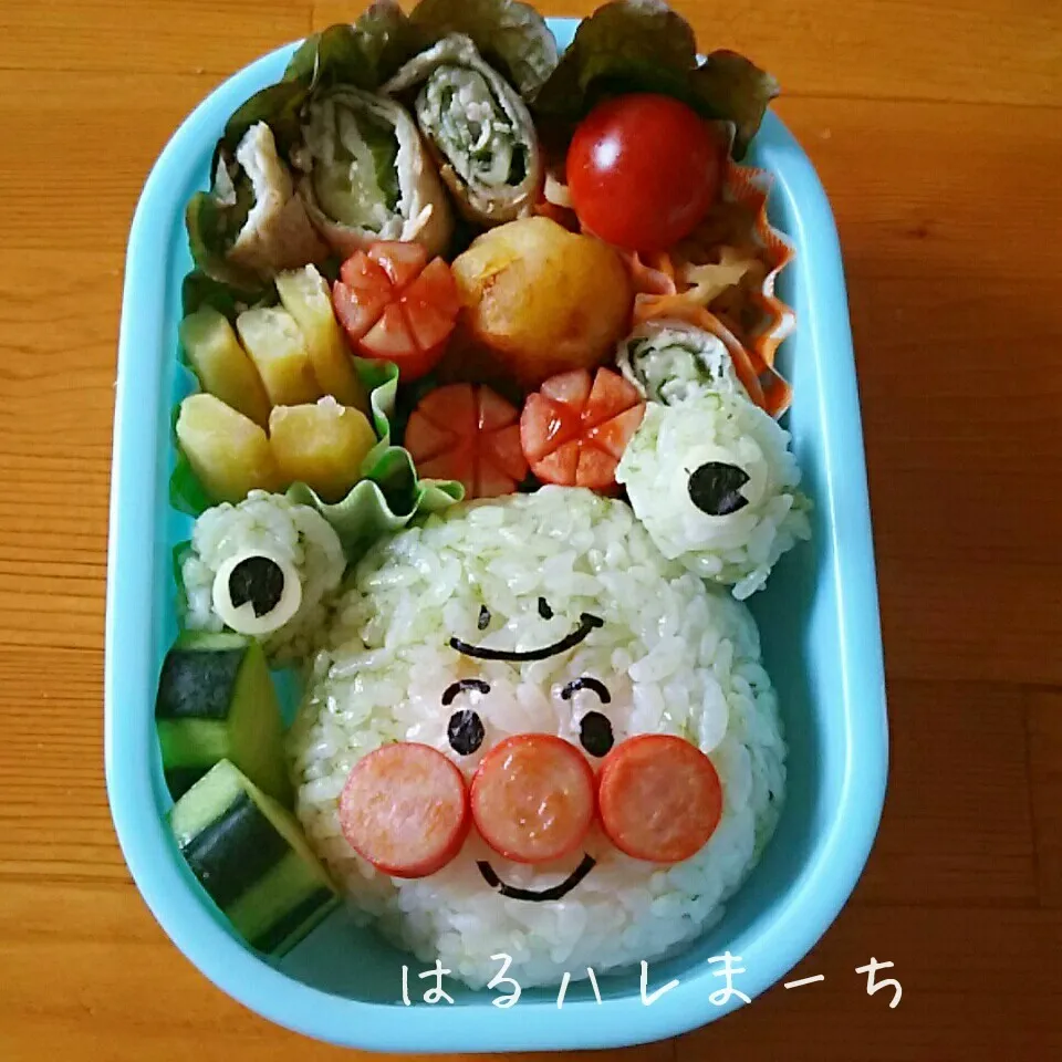 年少さんお弁当☆41日目☆カエルになったアンパンマン😁|桂華-kei-さん