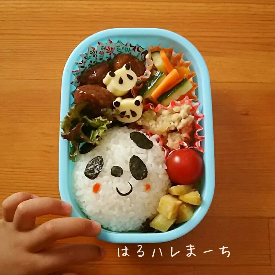 年少さんお弁当☆29日目☆パンダいっぱい|桂華-kei-さん