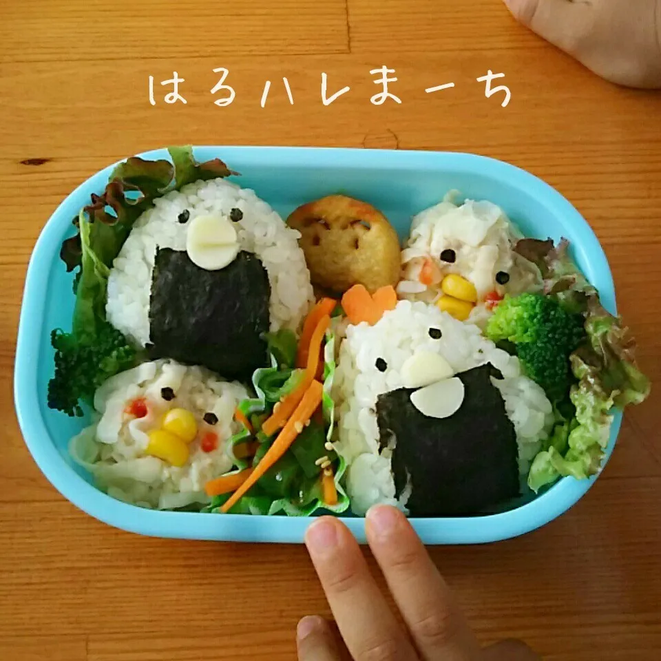 Snapdishの料理写真:年少さんお弁当☆21日目☆ピヨコケ親子弁当|桂華-kei-さん