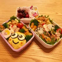 Snapdishの料理写真:2018 保育園の親子遠足弁当|りえぽんさん