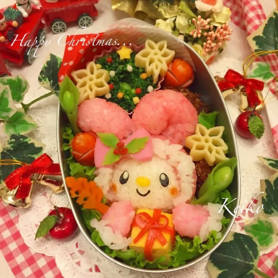 マイメロちゃんのXmas弁当.｡.:*♡|恵子❤️さん